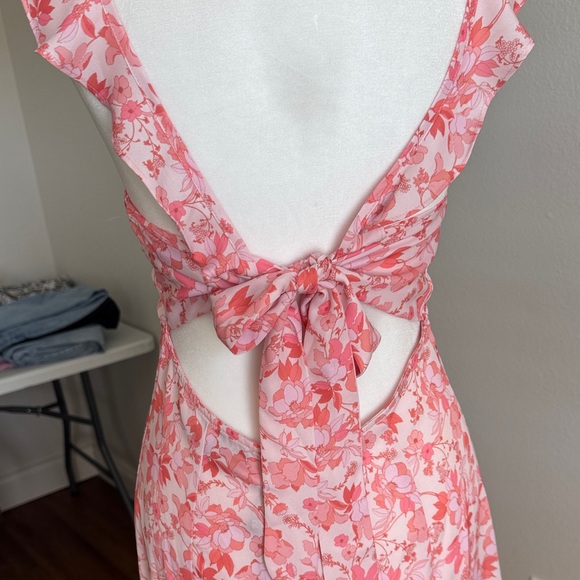 RESA Pink and White Floral jumpsuit - Picture 6 of 11